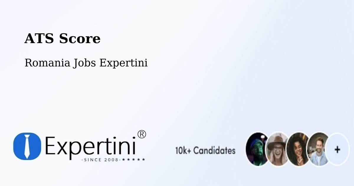 Resume ATS Score & Job Description Match Tool – Studinița - Romania Jobs Expertini