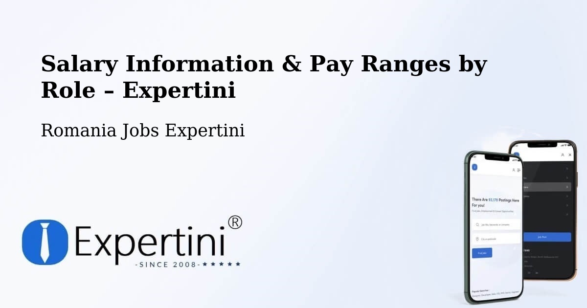 Salary Information & Pay Ranges – Studinița - Studinița, Romania Jobs Expertini